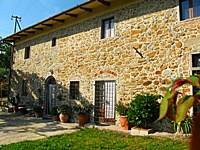 Außenansicht Villa Ferienhaus in der Toskana